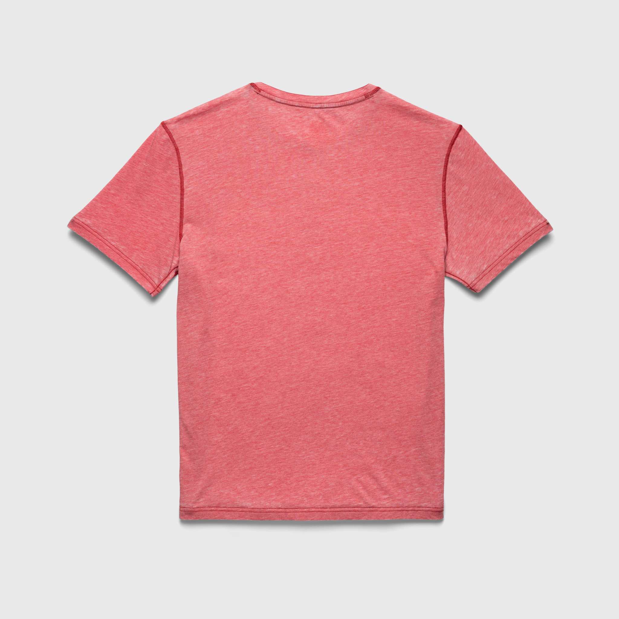 Sean Burnout Henley - Mineral Red