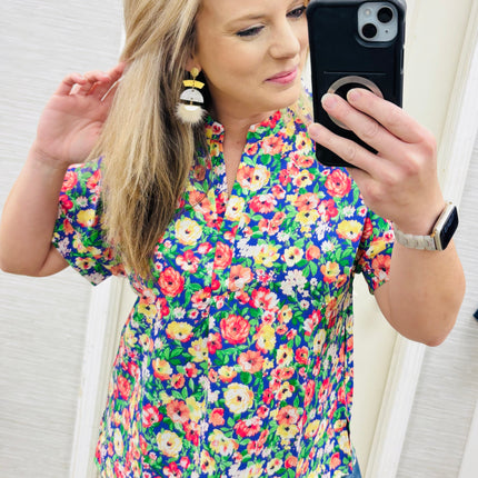 Purple Sunset Fields Blouse