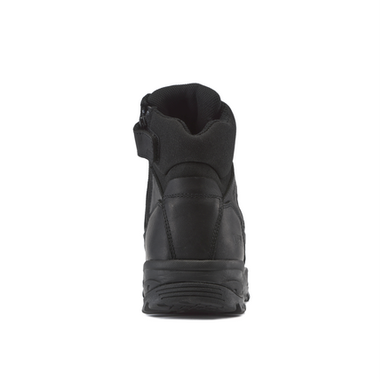 Kiwi Rugged Black Full Grain Leather Mid-Cut 6" Composite Toe Zipped Waterproof Tactical Boots [68100]