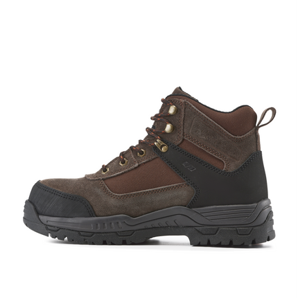 Kiwi Trek Brown Suede/Nylon 5" Steel Toe Water Resistant Work Boots [63400]