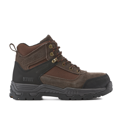 Kiwi Trek Brown Suede/Nylon 5" Composite Toe Water Resistant Work Boots [68500]
