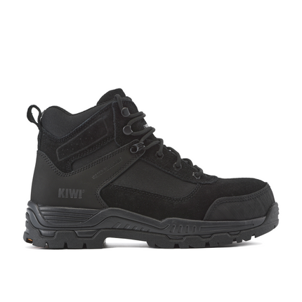 Kiwi Trek Black Suede/Nylon 5" Composite Toe Water Resistant Work Boots [68600]