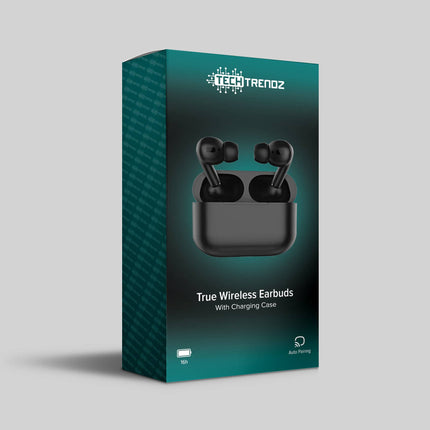 Pro Style Wireless Earbuds w/Charging Case