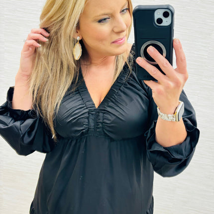 Classic Black Maxi Dress