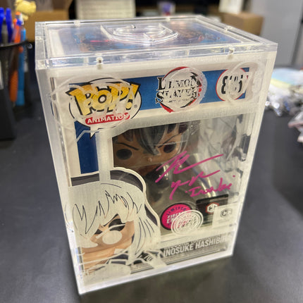 Funko POP! Inosuke Hashibira #875 Flocked Chase - Signed - In Case