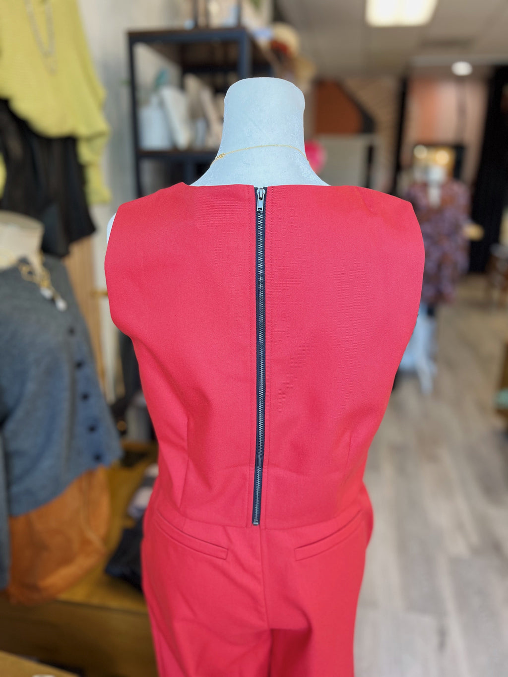 Garnet Sleeveless Top