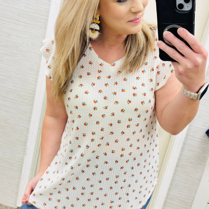 Ivory Ritzy Blouse