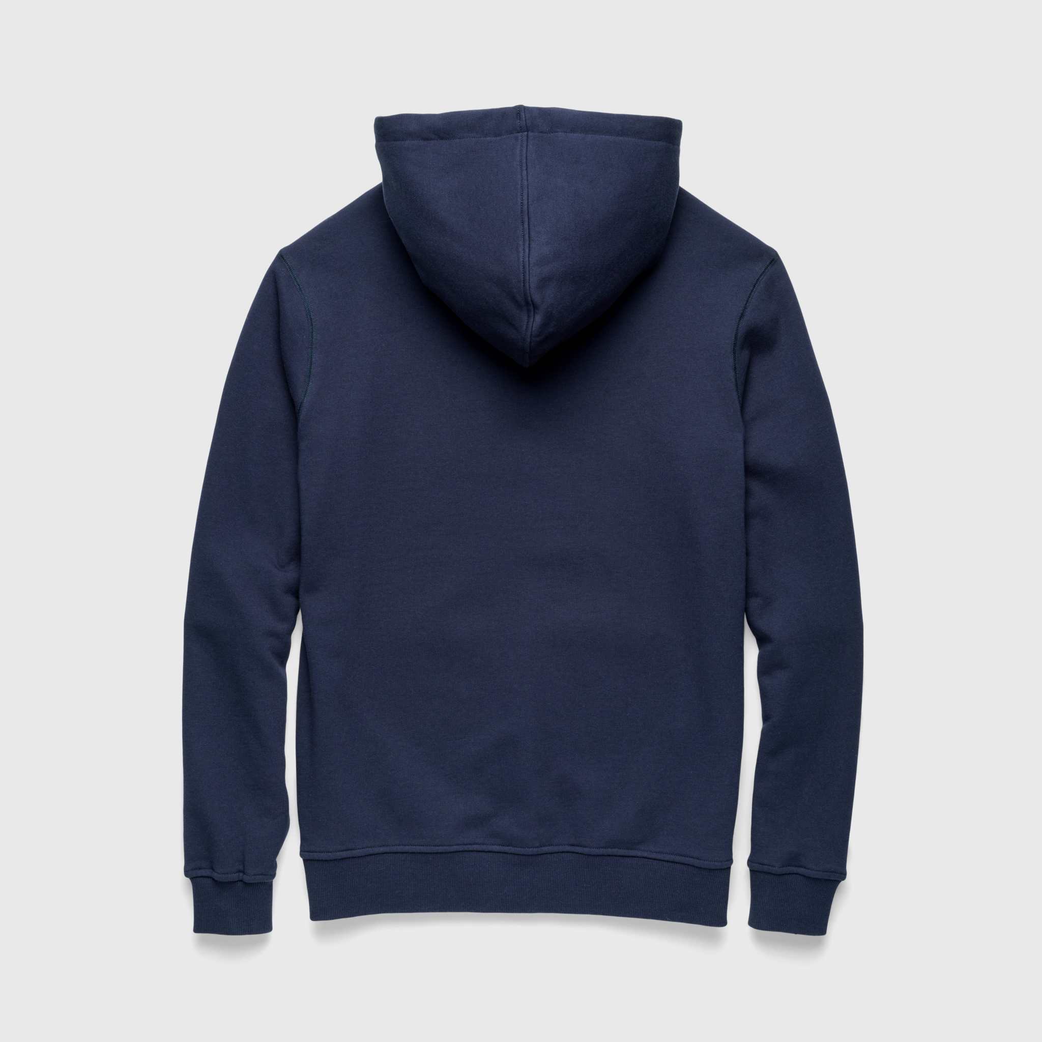 Marine French Terry Hoodie - Navy Blazer