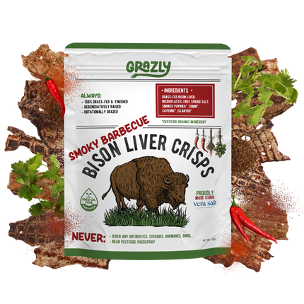 Bison Liver Crisps - 100% Grass-Fed/Finished