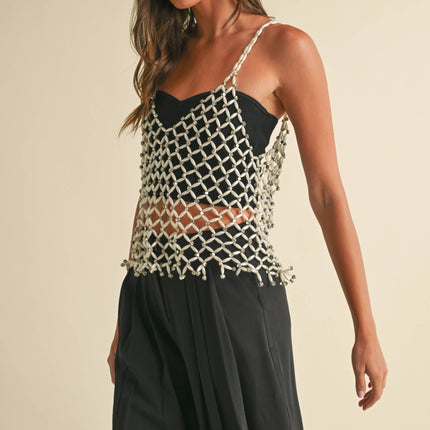 Pearl Net Top