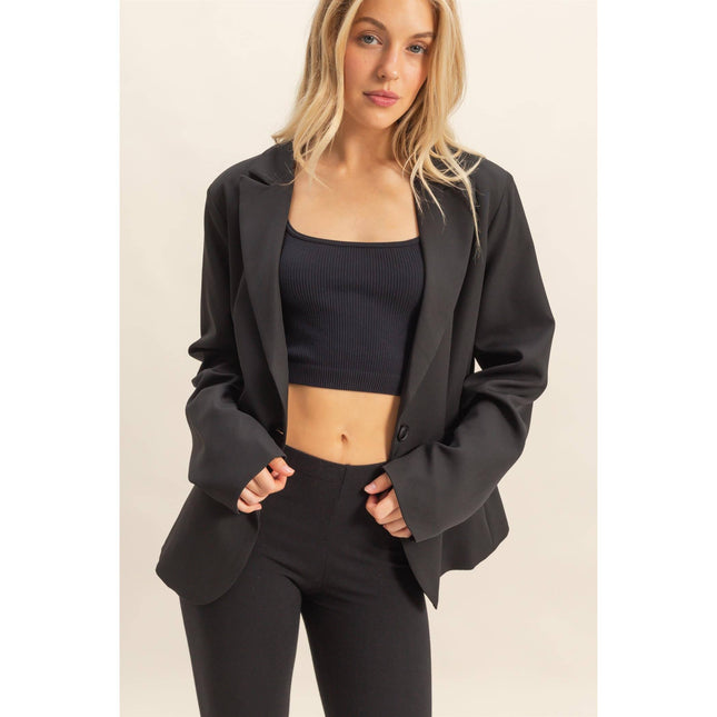 Single Button Blazer