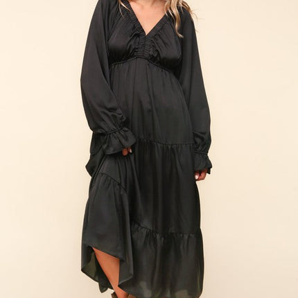 Classic Black Maxi Dress