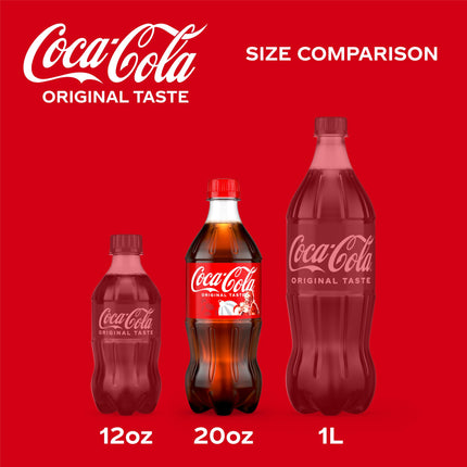 Coca-Cola Original Classic - 16.9 fl oz Bottles, 6 Pack