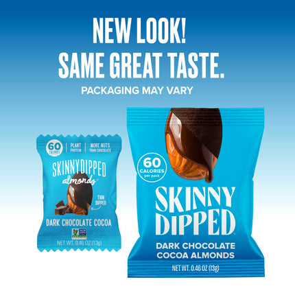 Viral SkinnyDipped Variety Pack - Low Sugar Almonds (25 Mini Bags, 11.5oz)