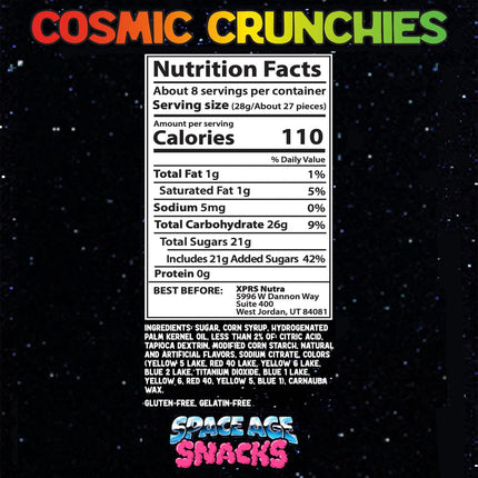 Cosmic Crunchies Freeze-Dried Candy - Viral TikTok Crunchy Snack (4 oz)