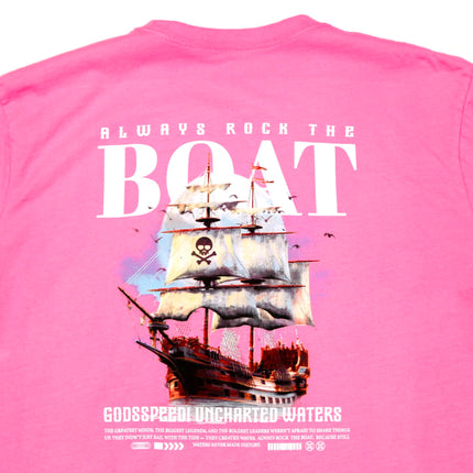 Always Rock The Boat T - Pink Cloud