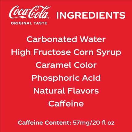 Coca-Cola Original Classic - 16.9 fl oz Bottles, 6 Pack