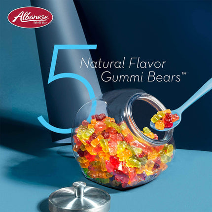 Albanese World's Best Gummi Candy - 5 Pound Bulk Bags - Multiple Varieties