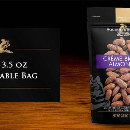 Squirrel Brand Sweet Brown Butter Cashews - Gourmet Artisan Nuts (3.5 oz)