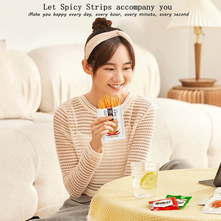 Viral Chinese Latiao Strips - Authentic Vegan Spicy Snack