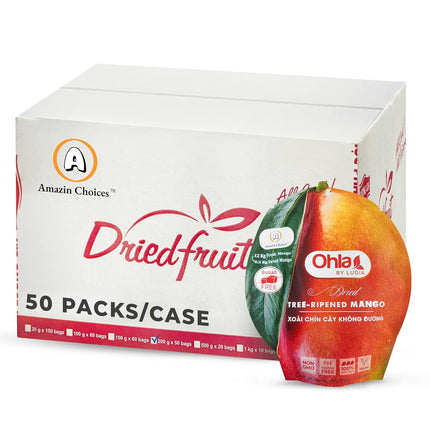 Amazin Choices Dried Tree-Ripened Mangoes, 7.05oz.