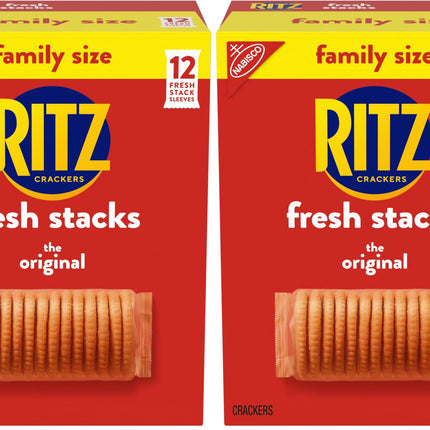 RITZ Fresh Stacks Original Crackers - Party Size, 16 Individually Wrapped Packs (23.7 oz)