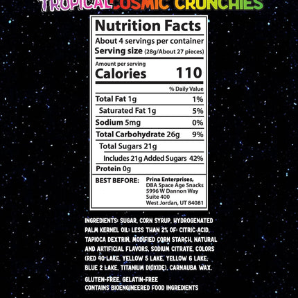 Cosmic Crunchies Freeze-Dried Candy - Viral TikTok Crunchy Snack (4 oz)