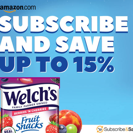 Welch's Fruit Snacks, Mixed Fruit Snack Box, Gluten Free, 0.8oz Snack Packs (Pack of 40)