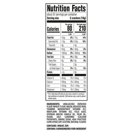 RITZ Fresh Stacks Original Crackers - Party Size, 16 Individually Wrapped Packs (23.7 oz)