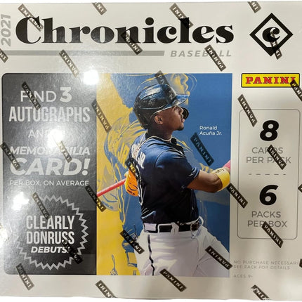 2021 Panini Chronicles Baseball Hobby Box