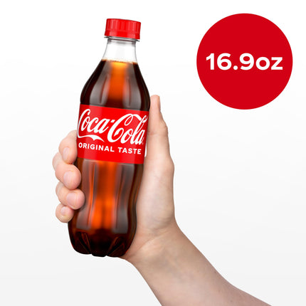Coca-Cola Original Classic - 16.9 fl oz Bottles, 6 Pack