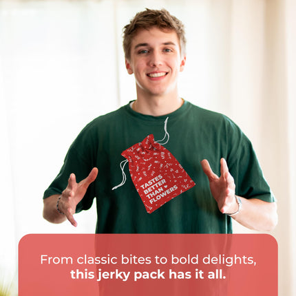 Premium Beef Jerky Gift Basket - Exotic Variety Pack for Men