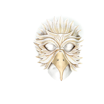 Dove Handmade Genuine Leather Mask
