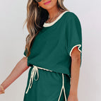 Evergreen / S / 75%Polyester+20%Cotton+5%Elastane
