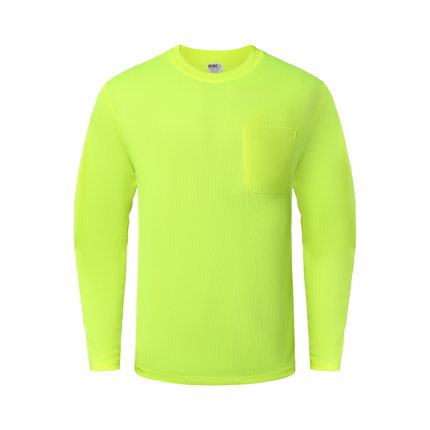 Kiwi High Visibility Neon Long Sleeve Safety Shirt [73400]
