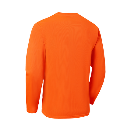 Kiwi High Visibility Orange Long Sleeve Safety Shirt [73500]