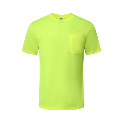 Kiwi High Visibility Neon Short Sleeve Safety Shirt [74200]