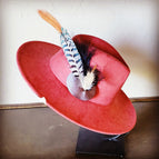 Pheasant Feather w/ Black Fluffy Feather