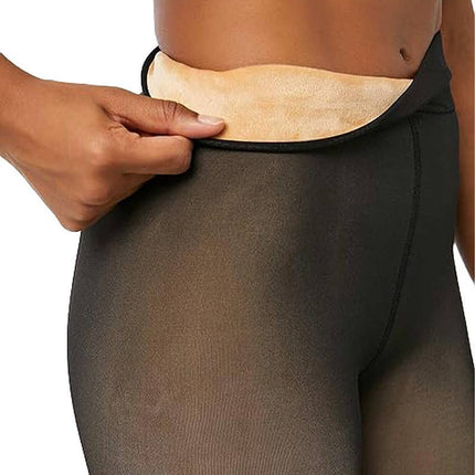 Sheer Fleece Lined Tights