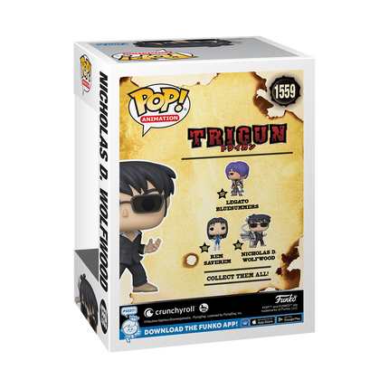 POP! Animation: Trigun- NW w/Punisher