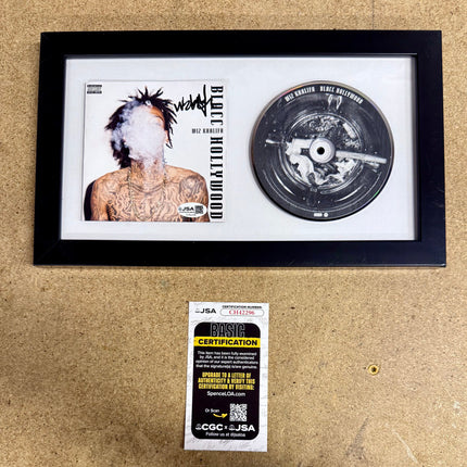 Wiz Khalifa Signed Blacc Hollywood Framed CD Booklet With JSA COA