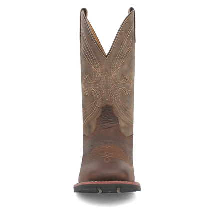Laredo Elias (Chocolate/Tan) - Men's Leather Cowboy Boots