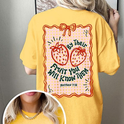 By their Fruit Graphic Plus Heavy Cotton Tee