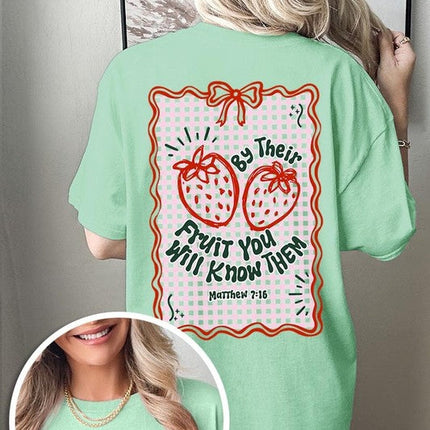 By their Fruit Graphic Plus Heavy Cotton Tee