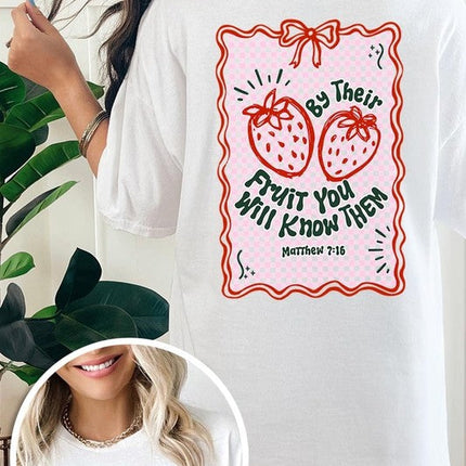 By their Fruit Graphic Plus Heavy Cotton Tee