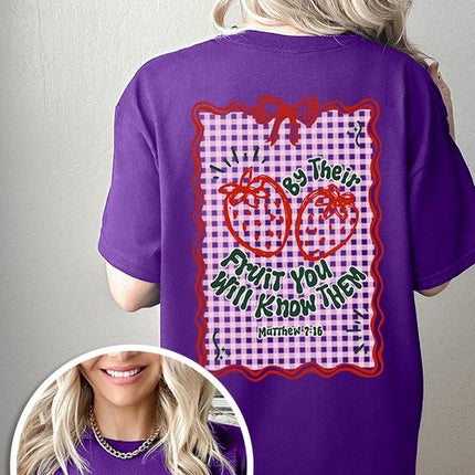 By their Fruit Graphic Plus Heavy Cotton Tee