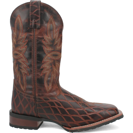 Laredo Grid - Men's Leather Cowboy Boots
