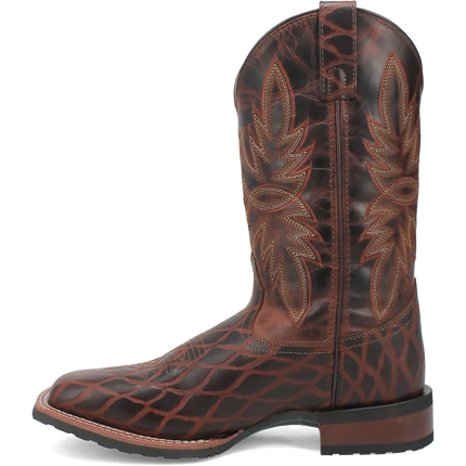 Laredo Grid - Men's Leather Cowboy Boots