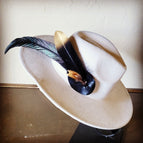 Black and Gold Feather w/ Black Feather