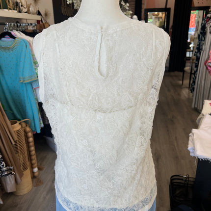 Ivory Lace Top